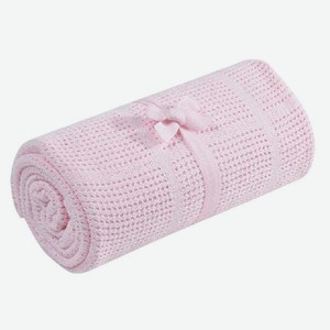 Плед детский Mothercare хлопковый розовый, 90х70 см
