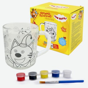 Набор для творчества ND PLAY Кружка раскраска ТриКота, 1 шт в ассортименте