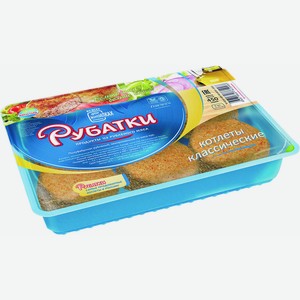 Котлеты Котлетарь Рубатки классические замороженные, 450 г