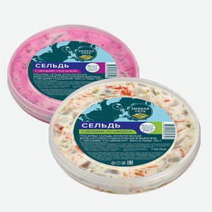 Сельдь филе-кусочки По-шведски/Под шубой 200г Рыбная Сеть