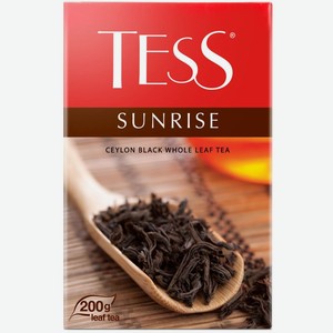 Чай черный Tess Sunrise байховый цейлонский 200г, 200 г