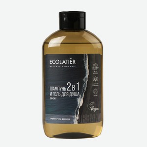 Гель для душа и шампунь для мужчин Ecolatier грейпфрут & вербена 600 мл
