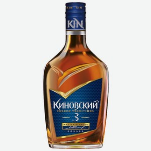 Коньяк Киновский 3-летний российский 40% 250мл, 250 мл