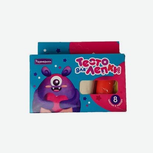 Тесто для лепки Развивашки 8 цв.