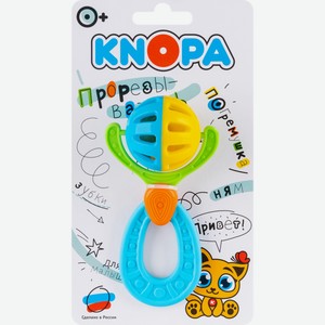Игрушка КНОПА Погремушка-прорезыватель Юпитер 80018, Россия