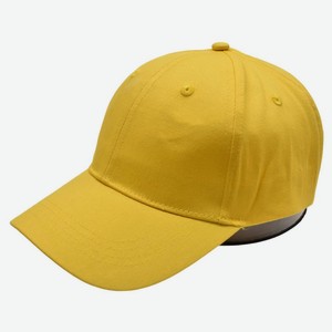 Бейсболка женская желтая