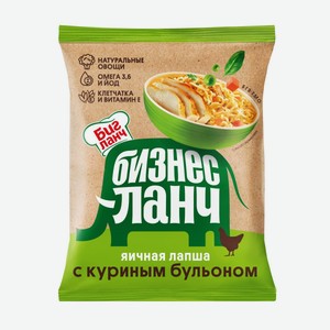 Лапша Б/п Бизнес Ланч С Куриным Бульоном 60г М/у