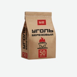 Уголь древесный березовый Пятый элемент, 50 л