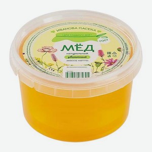 Мёд натуральный цветочный Иванова Пасека 900г