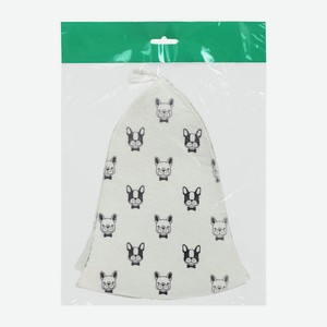 Шапка для бани и сауны <<Собаки>>  Hot Pot , во