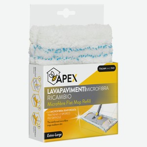 Сменная салфетка «APEX» из микрофибры Flat mop, 40 см