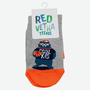 Носки детские «Красная Ветка» Медведь серые, р. 18-20