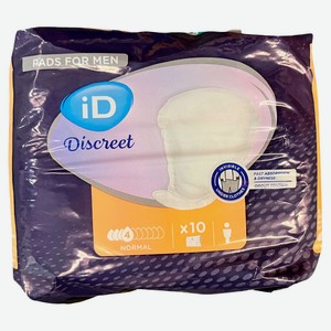 Прокладки урологические впитывающие id for men Normal, 10 шт