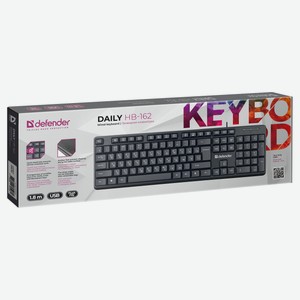Клавиатура проводная Defender Daily HB-162