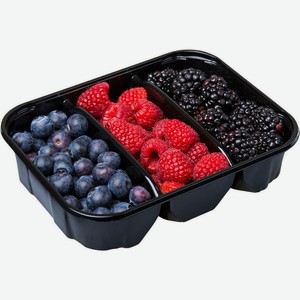 Ягодный микс голубика-малина-ежевика, 300г, 300 г