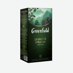 Чай пакетированный Greenfield Жасминовая мечта (Jasmine Dream) зеленый 25 шт. х 2 г