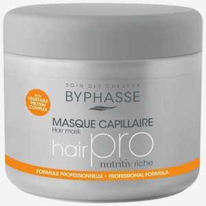 Маска для сухих волос Byphasse Hair Pro Nutritiv Riche 500 мл