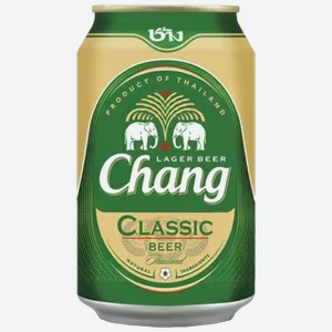 Пиво Chang Classic светлое 0,33 л ж/б