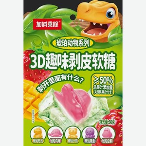 Мармелад Жевательный С Фруктовым Соком Клубника Манго Виноград Яблоко 60Г