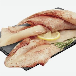 Тушка кальмара неочищенная, свежемороженая 1кг