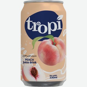 Напиток сокосодержащий Тропи персик, 330мл
