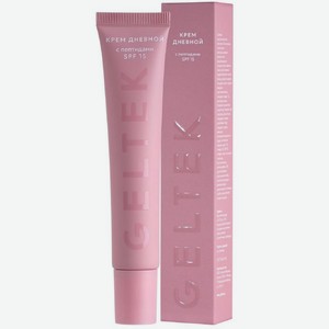 Крем дневной Geltek с пептидами SPF15, 50мл