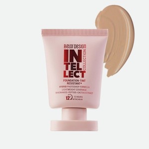 BELOR DESIGN Тональный крем-тинт устойчивый+Intellect, Тон 304 натуральный темный
