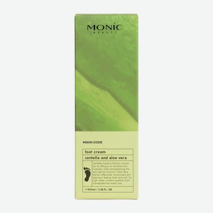 Крем для ног разглаживающий Monic Beauty # Skin code Centella and aloe vera 100мл