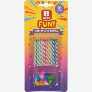 Набор свечей Econta с подставками 10шт., 1 шт