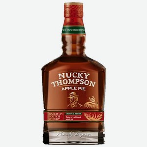 Настойка Nucky Thompson Apple Pie на основе виски полусладкая 35% 0.5 л, 500 мл