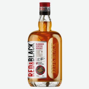Виски Red and Black купажированный Россия, 0,7 л