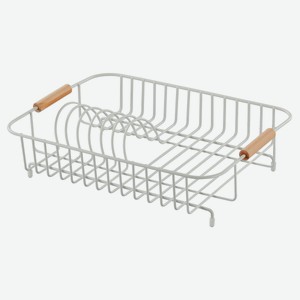 Сушилка для посуды Actuel металлическая белый, 36х27х9 см