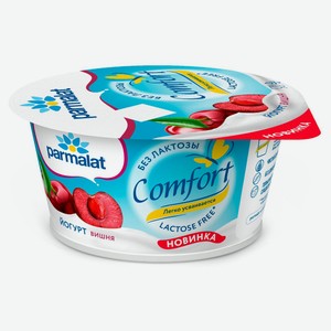 Йогурт густой Parmalat Comfort безлактозный вишня 2,9%, 130 г