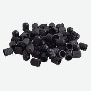 Набор колпачков на вентиль черные, 30 шт