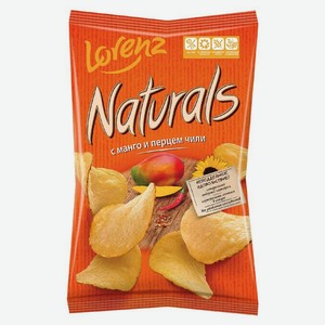 Чипсы Lorenz Naturals картофельные с манго и перцем чили, 100г