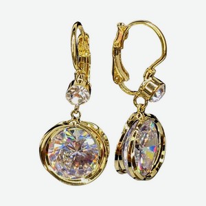 AMANTE CRYSTAL Серьги Жанин crystal, Золотой