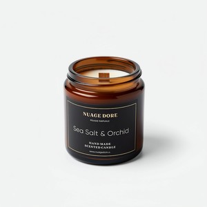 NUAGE DORE Ароматическая свеча «sea salt & orchid», 1 шт.