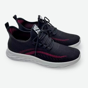 Кроссовки мужские InExtenso черно-красные, р 39-45