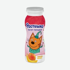 Йогурт питьевой Растишка персик-банан 1.6% с 3 лет 90 г дизайн упаковки в ассортименте