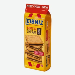 Печенье-сэндвич Leibniz с шоколадной начинкой 190 г