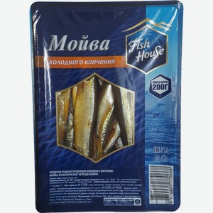 FISH HOUSE Мойва холодного копчения неразделанная 200г