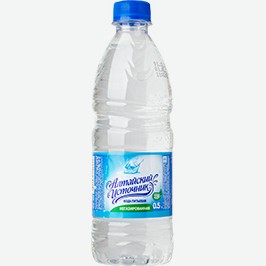 Вода Алтайский Источник, Негазированная, 0,5 Л