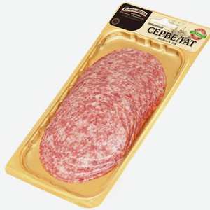 Колбаса с/к Сервелат Имбирный нарезка 100г Егорьевская