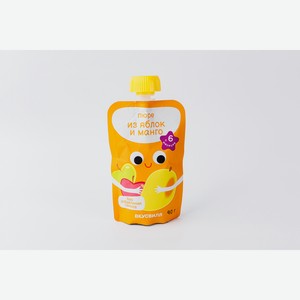 Пюре из яблок и манго, 90 г 90 г