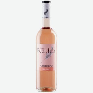 Вино Free Feather Blush розовое полусладкое безалкогольное 0.5%, 750мл
