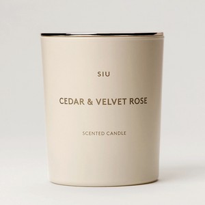 SIU Ароматическая свеча Cedar & Velvet rose, 1 шт.