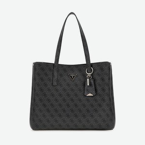 GUESS Сумка на плечо с логотипами Meridian Girlfriend Tote, Цвет: Черный