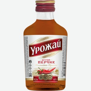 Настойка Урожай Жгучий перчик горькая 40%, 100мл