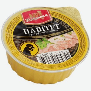 Паштет Гастроном №1 Нежный из куриного мяса, 90 г