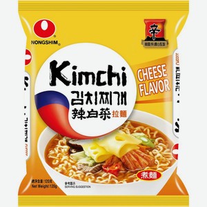 Лапша Nongshim Кимчи Рамен быстрого приготовления сыр 120 г